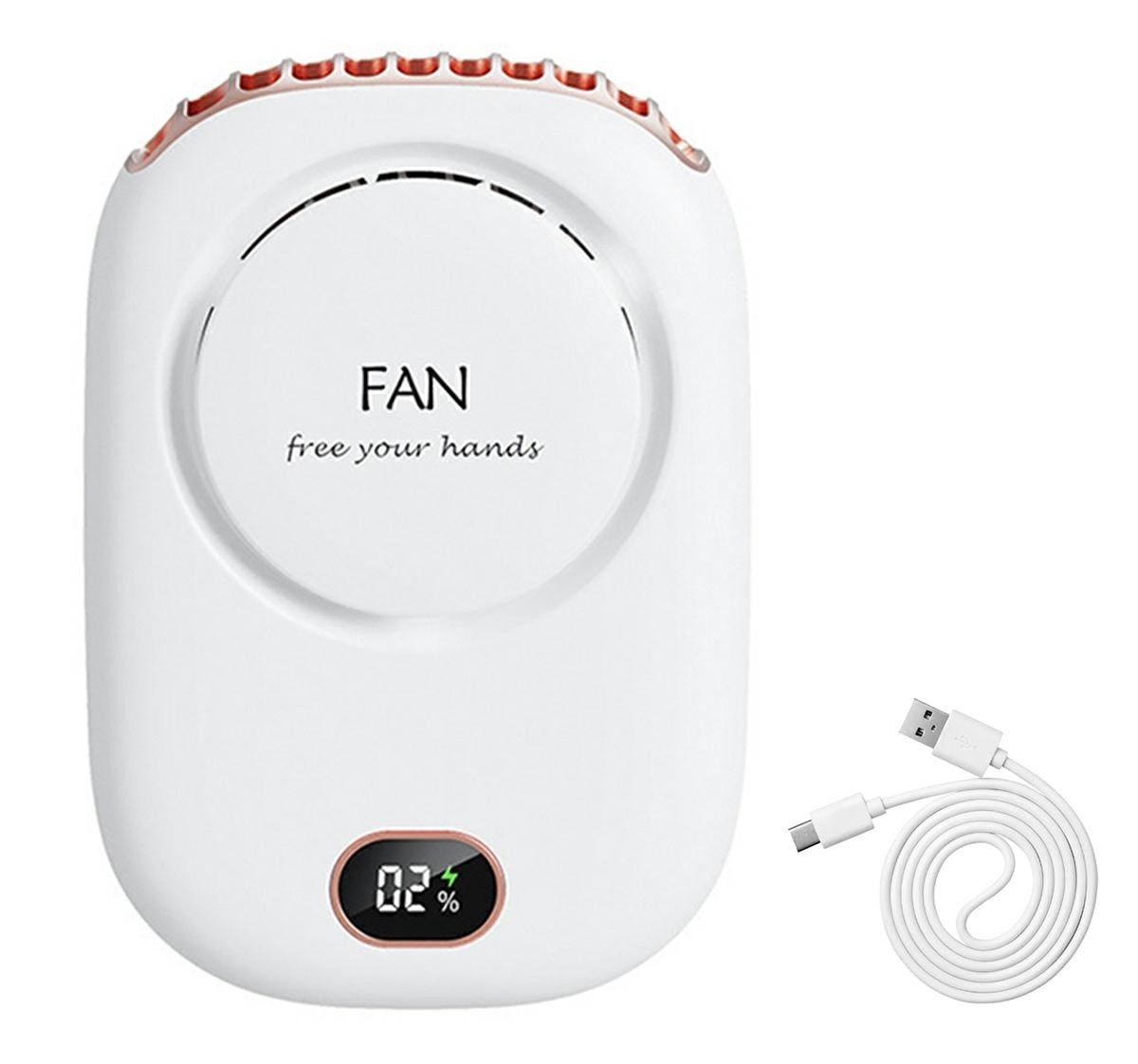 Ventilator USB, 1,2 - 5W, 168g, 12,3 x 8,3 x 4,3cm, alb - imagine 10